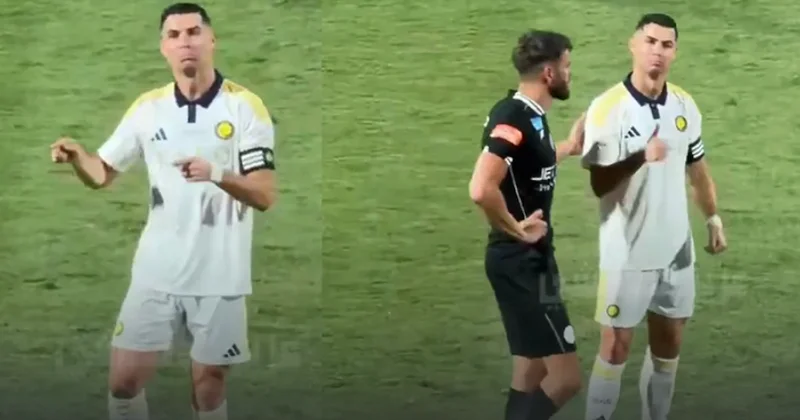 Messi tezahüratları Ronaldo yu kızdırdı! Tepki çeken hareketler Sözcü Gazetesi