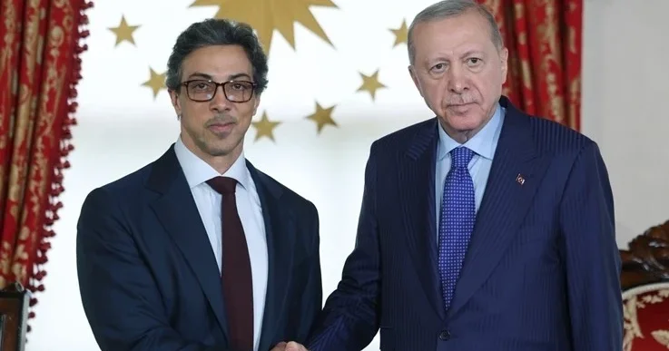Cumhurbaşkanı Erdoğan, B.A.E. başkan yardımcısını kabul etti