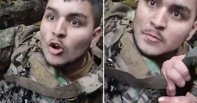 Ukrayna ordusunda savaşan Kolombiyalı asker, Ruslar tarafından esir alındı
