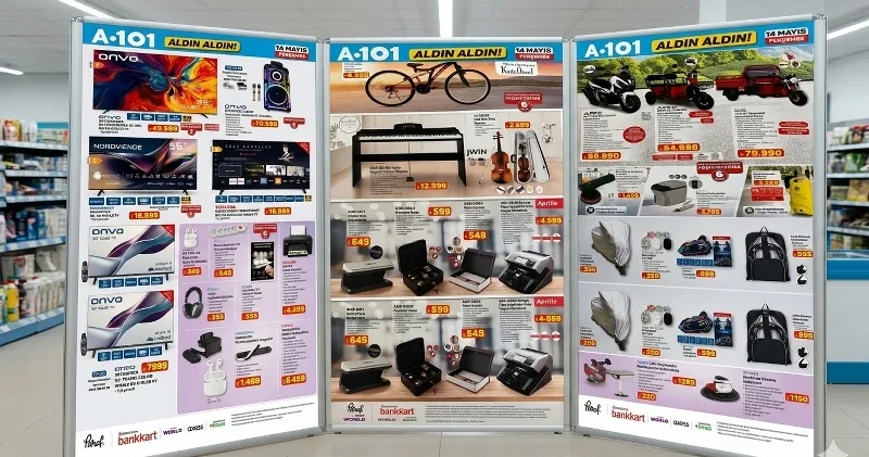 A101 Aktüel Kataloğu 7 14 Mayıs 2026! Kulak İçi Kulaklık, Bulaşık Makinesi, Overlok Makinesi ve Mikrodalga Fırın geliyor Son Dakika Haberleri