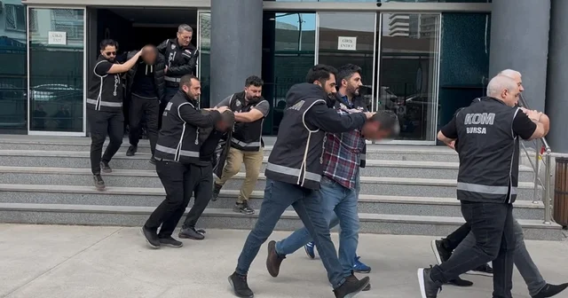 Bursa da çiftçileri hedef alan tefeci çetesi adliyeye sevk edildi Bursa Haberleri