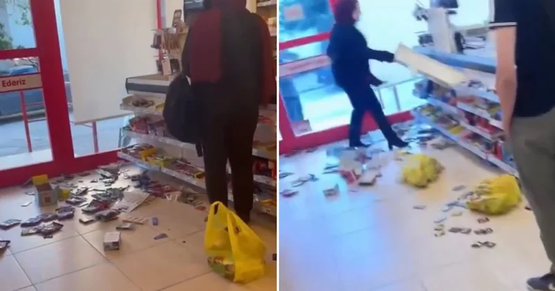 Marketi dağıtan kadının kimliği şoke etti! Birkaç ay önce de benzeri bir olayın başrolündeydi
