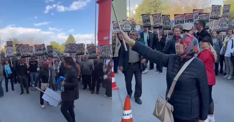 AK Parti iddiaları sonrası Burcu Köksal a Afyon da protesto: Sinir krizi geçirdi