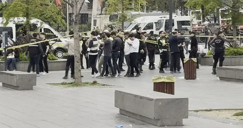 Beşiktaş ta palayla husumetlisine saldırmak isteyen şüpheliye polis ateş açtı: 4 yaralı