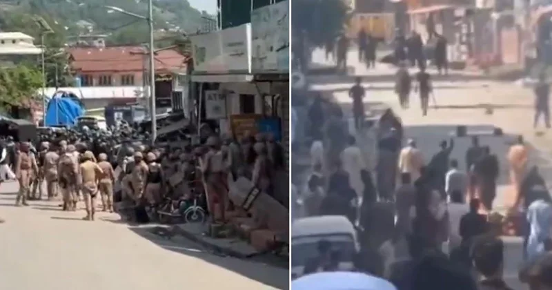 Azad Keşmir de polisle eylemciler çatıştı! 4 ü polis 11 kişi hayatını kaybetti