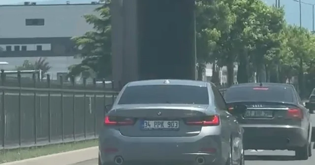 Trafikte tehlikeli seyreden sürücüye 22 bin lira ceza Bursa Haberleri