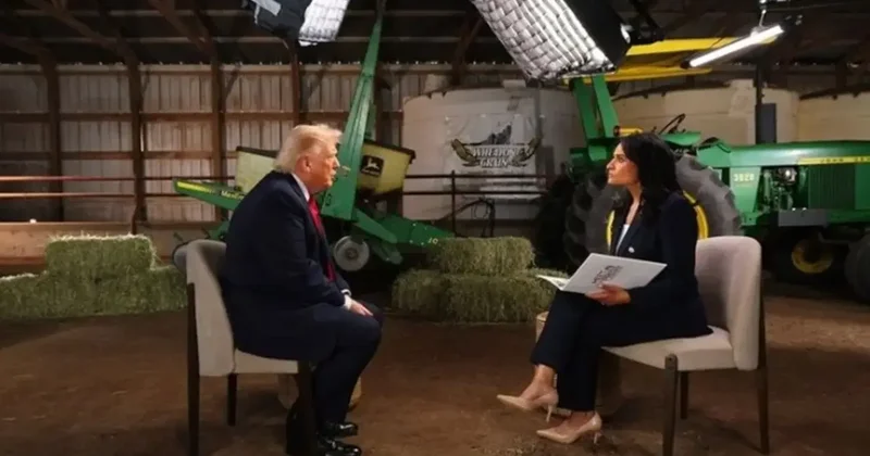 Canlı yayında gergin anlar: Trump, gazeteciye sinirlenip yayını terk etti Sözcü Gazetesi