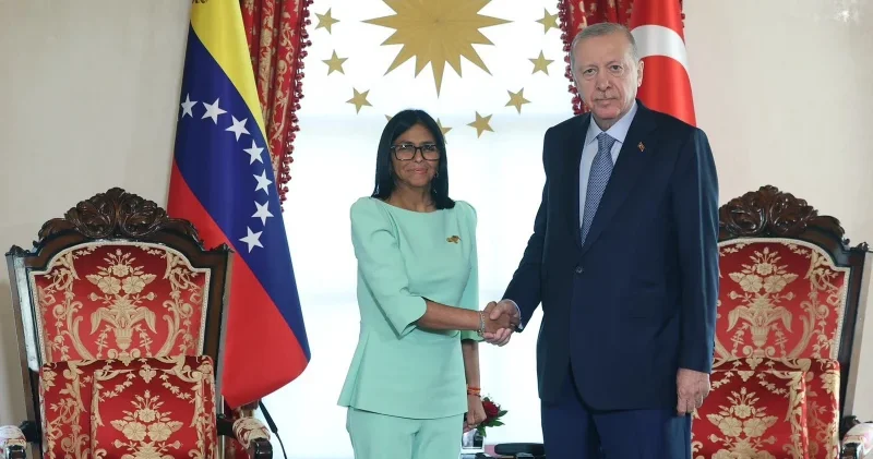 Cumhurbaşkanı Erdoğan Venezuela Cumhurbaşkanı Vekili Rodriguez i ağırladı: Hedef 3 milyar dolarlık ticaret Politika Haberleri