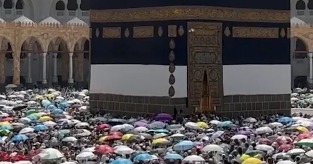 Mescid i Haram’da veda tavafı VİDEO İZLE