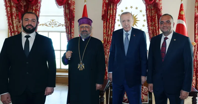 Erdoğan, Türkiye Ermenileri Patriği Maşalyan ı kabul etti