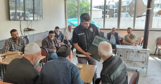 Erzincan da bin 535 kişiye uyuşturucuyla mücadele eğitimi verildi Erzincan Haberleri