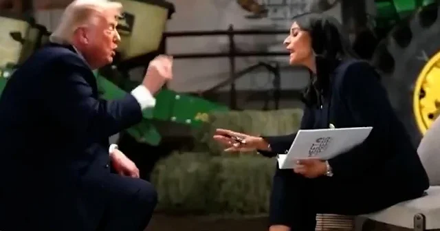 Donald Trump canlı yayında öfkelendi: Sunucuya hakaret edip röportajı yarıda kesti VİDEO İZLE