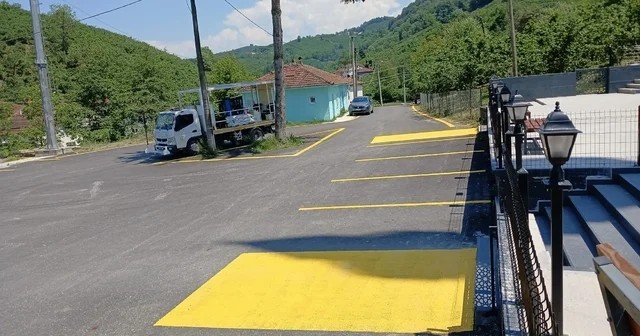 Kurtsuyu nda trafikte düzenleneme Düzce Haberleri