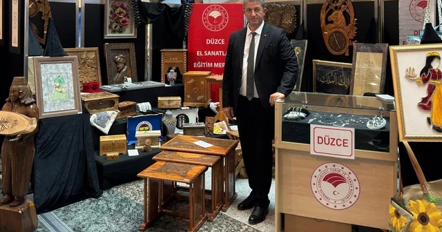 Düzce yi el emeği ürünlerle Ankara da temsil ettiler Düzce Haberleri