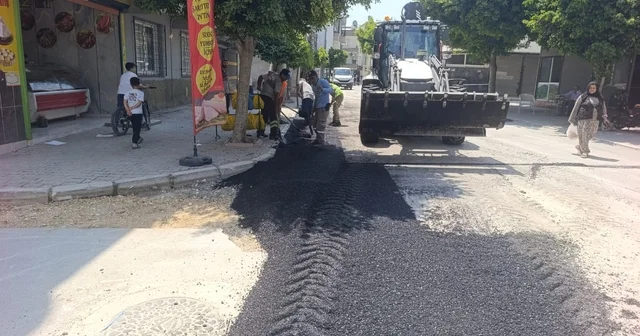 Akdeniz ilçesinde altyapı çalışmalarında zarar gören yol ve kaldırımlar onarılıyor Mersin Haberleri