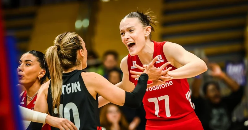 Filenin Sultanları, Bulgaristan ı 3 1 mağlup etti A Milli Kadın Voleybol Takımı Milletler Ligi nde (VNL) Bulgaristan ı devirdi