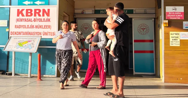 Mangaldaki ateşin üzerine düşen 2 yaşındaki Emral yaralandı Bursa Haberleri