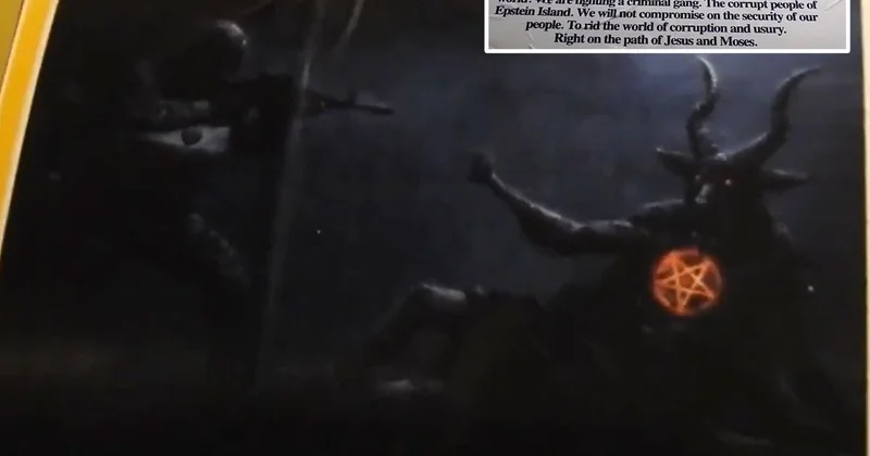 İran, İsrail e fırlattığı füzenin üzerine Baal figürü ile birlikte bir not yerleştirdi