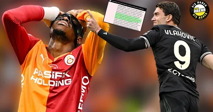 Galatasaray için İtalya dan olay Osimhen ve Vlahovic iddiası!