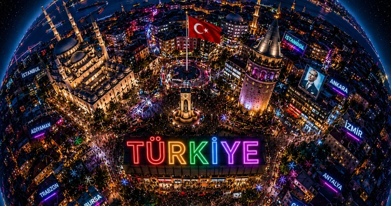 Türkiye Atlası: Yapay zeka ile 81 ili küçük gezegenlere dönüştürdük