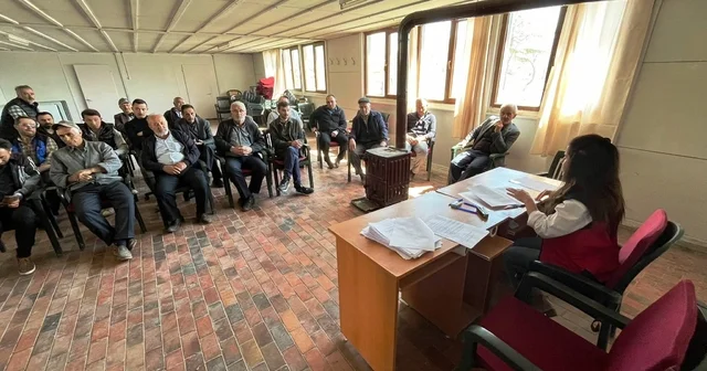 Aslanapa da üreticilere B Reçete eğitimi Kütahya Haberleri
