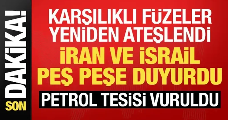 Karşılıklı füze saldırıları: İran da petrokimya tesisi vuruldu! İsrail teyakkuzda