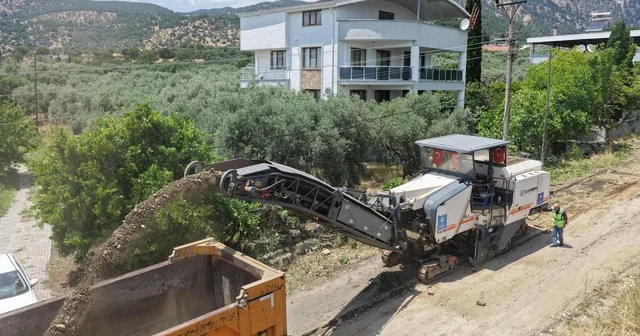 Kuyucak ta mahalleleri birbirine bağlayan yol yenileniyor Aydın Haberleri