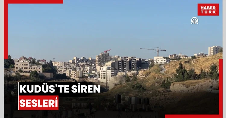 Kudüs te siren sesleri
