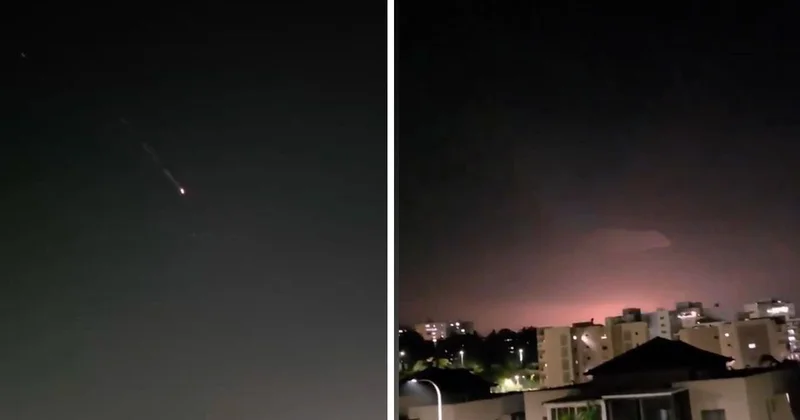 İran ın misillemesinde bir füze Tel Aviv e isabet etti