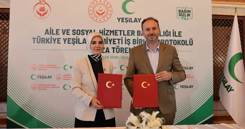 Aile ve Sosyal Hizmetler Bakanlığı ile Yeşilay arasında protokol
