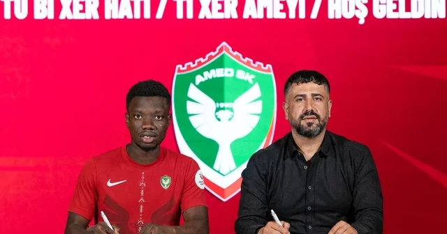 Amedspor, Amadou Cisse yi kadrosuna kattı Diyarbakır Haberleri Habertürk Yerel Haberler