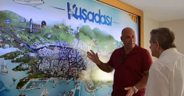 Kuşadası Ticaret Odası nda kardeş şehir buluşması Kardeş şehirler arasında iş birliği güçleniyor Aydın Haberleri Habertürk Yerel Haberler