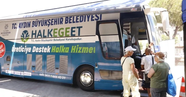 Mobil Halk Ege Et bu kez Güzelçamlı da vatandaşlarla buluştu Aydın Haberleri Habertürk Yerel Haberler