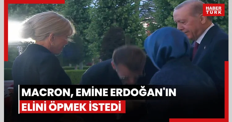 Macron, protokol kurallarını unuttu