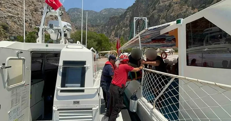 Kelebekler Vadisine düşen ve yaralanan paraşütçüye tıbbi tahliye gerçekleştirildi