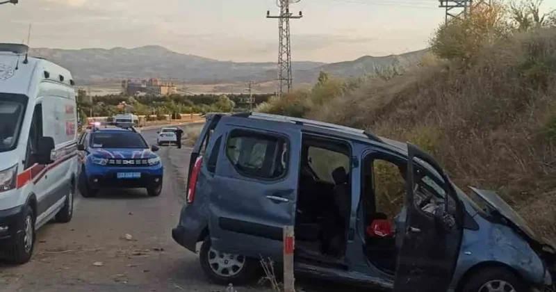 Elazığ’da trafik kazası