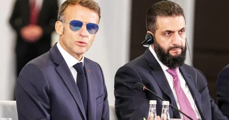 Macron’dan Suriye’ye destek