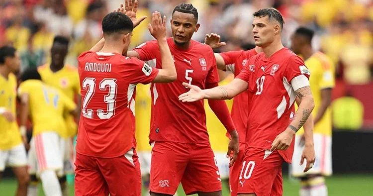 İsviçre (4) 0 0 (3) Kolombiya (Dünya Kupası Son 16)