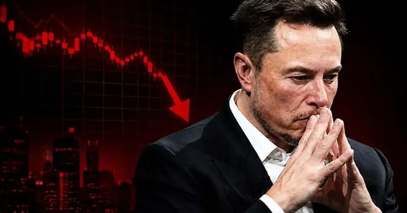 Elon Musk ın servetinden 58 milyar dolar buhar oldu!