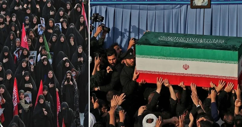 İran eski dini lideri Hamaney in cenazesi Necef te resmi törenle karşılandı