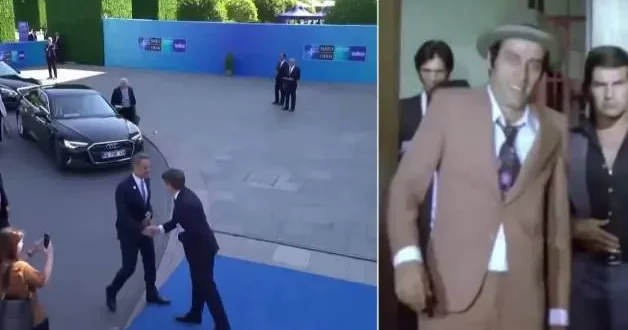 Miçotakis in yürüyüşü sosyal medyada dikkat çekti: Sahte kabadayı!