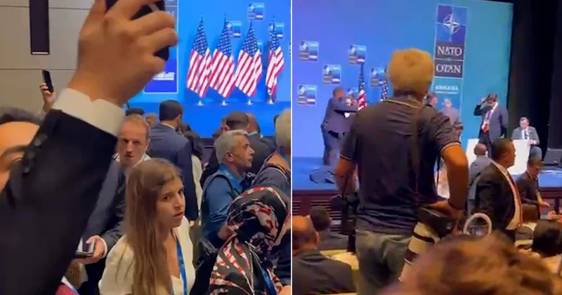 Ankara da Trump alarmı! Salon apar topar boşaltıldı