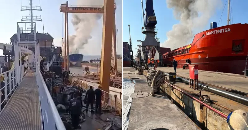 Yalova’da tersanedeki gemide patlama