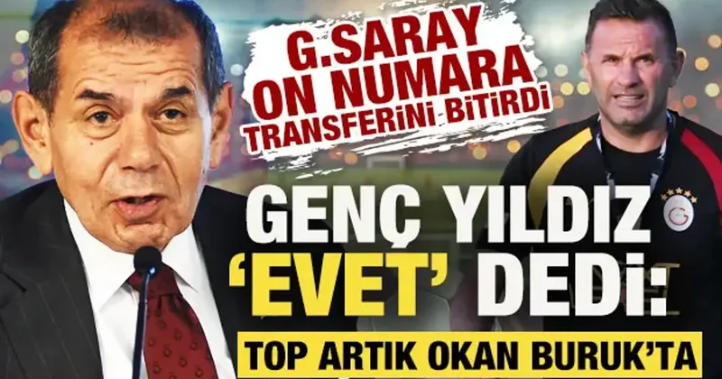 Galatasaray on numara transferini bitirdi! Oyuncu evet dedi: Karar artık Okan Buruk ta