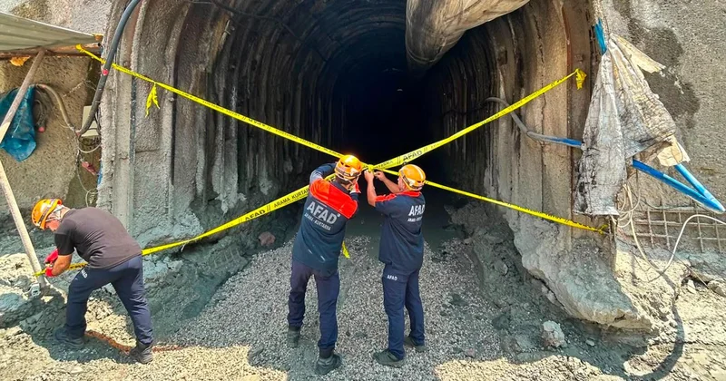 Adana da içme suyu tünel hattında göçük: 1 ölü, 1 yaralı