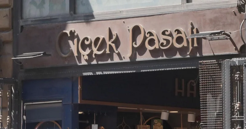 Çiçek Pasajı nda dondurmacı tabelaları tepki çekti