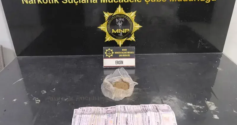 Mersin de 190 gram eroin ele geçirildi