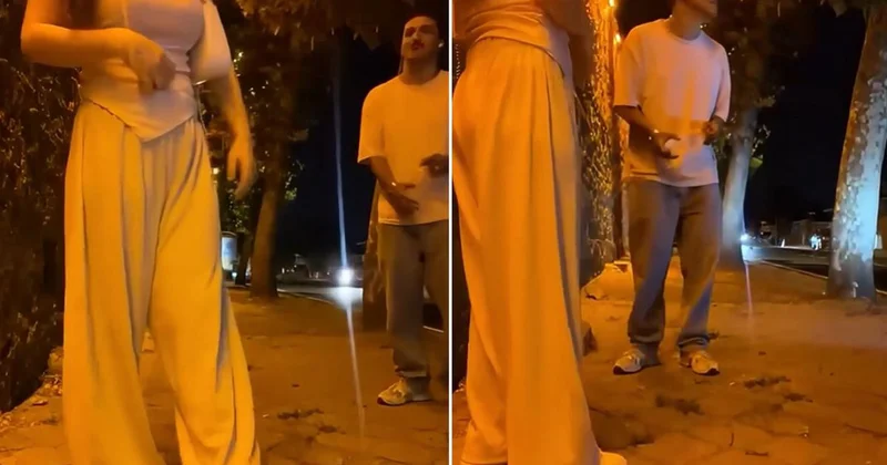 Eşiyle yürürken sivil polis bir anda yanlarına geldi! Sebebini açıklayınca şaşırdılar