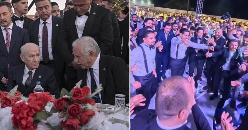 Devlet Bahçeli 20 bin kişinin katıldığı düğünde nikah şahidi oldu