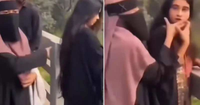 Burka giymeyen genç kadına sokak ortasında müdahale